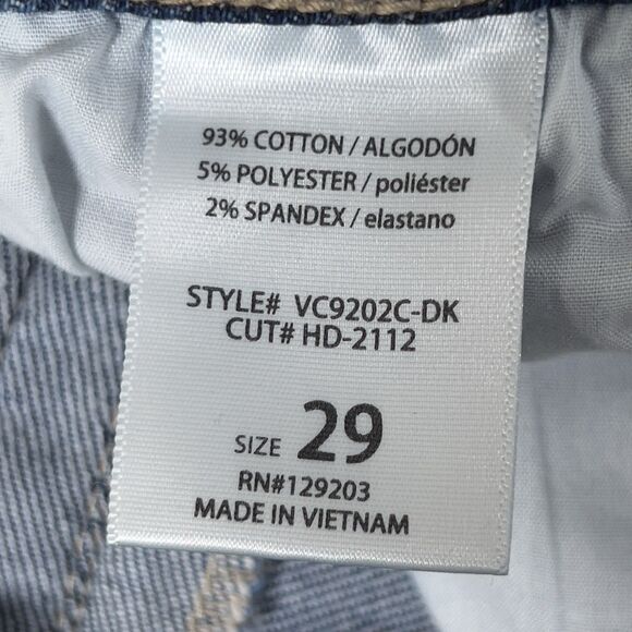 Vici High Rise Wide Leg Cropped Jeans Womens Sz 29 Medium Wash - Picture 7 of 11